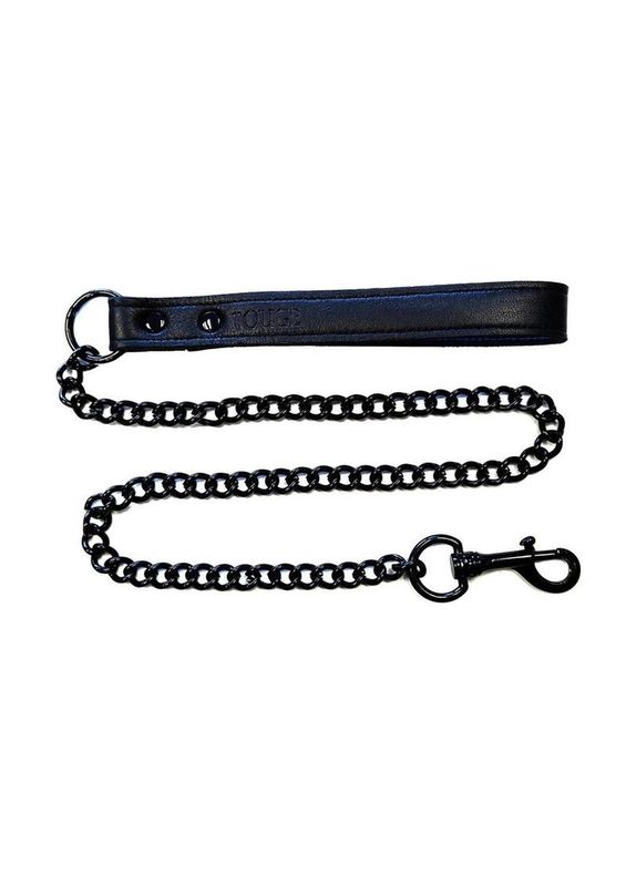 ROUGE LEATHER & CHAIN LEAD BLACK WITH BLACK ACCESSORIES