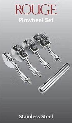 ROUGE STAINLESS STEEL 4 PINWHEEL SET