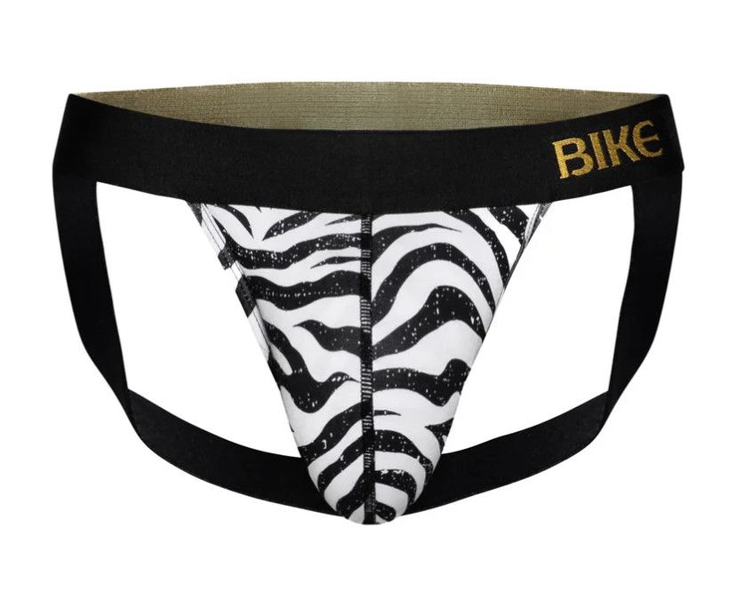 BIKE ACTIVE JOCKSTRAP ZEBRA BIKE ACTIVE JOCKSTRAP ZEBRA, Size: SMALL