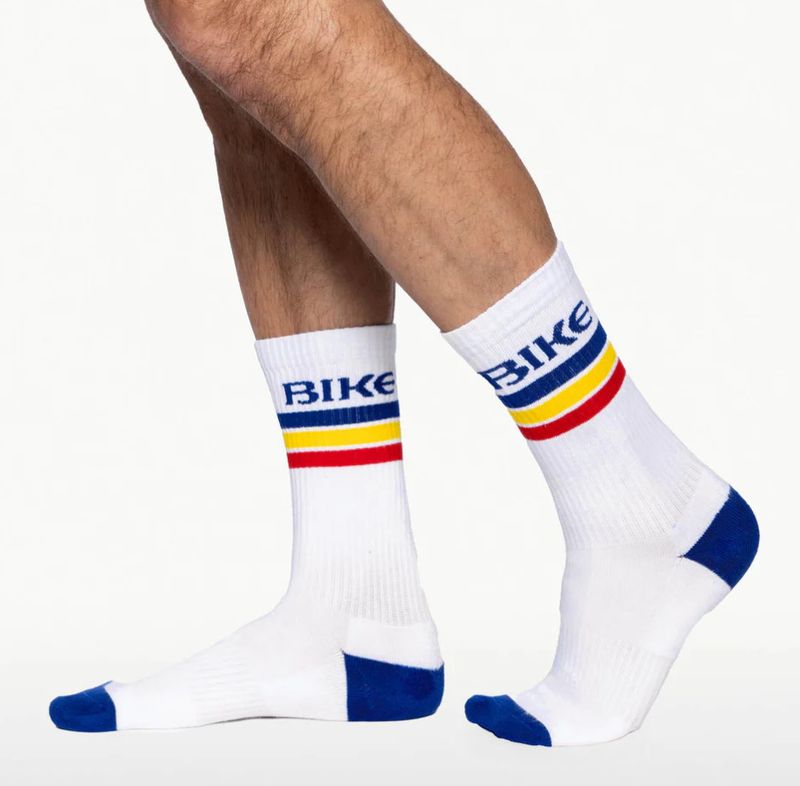 BIKE CREW SOCKS WHITE