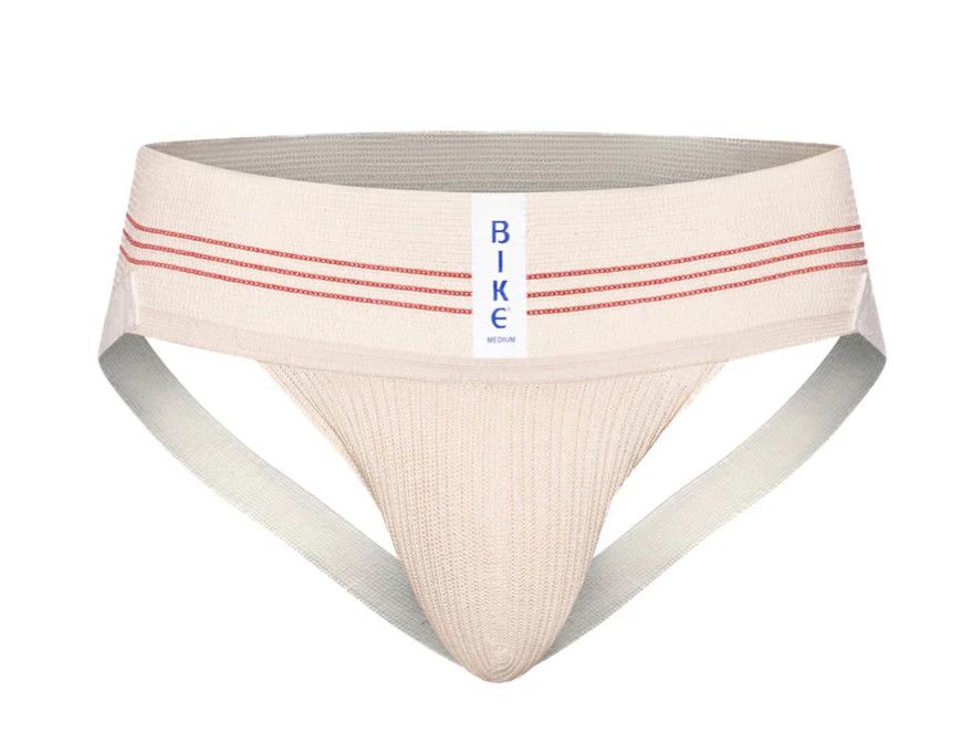 BIKE 1980s VINTAGE JOCKSTRAP VINTAGE CREAM BIKE 1980s VINTAGE JOCKSTRAP VINTAGE CREAM, Size: SMALL