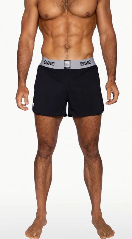 BIKE PEEK-A-BOO JOCK SHORT BLACK