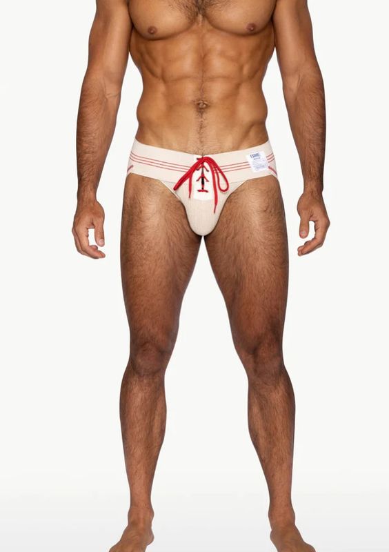 BIKE VINTAGE LACE-UP JOCKSTRAP VINTAGE CREAM