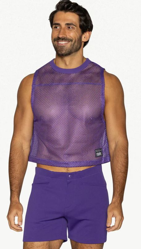 BIKE SLEEVELESS PRACTICE JERSEY PURPLE