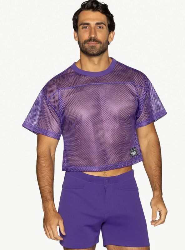 BIKE SHORT SLEEVE PRACTICE JERSEY PURPLE
