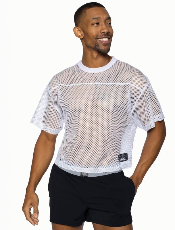 BIKE SHORT SLEEVE PRACTICE JERSEY WHITE