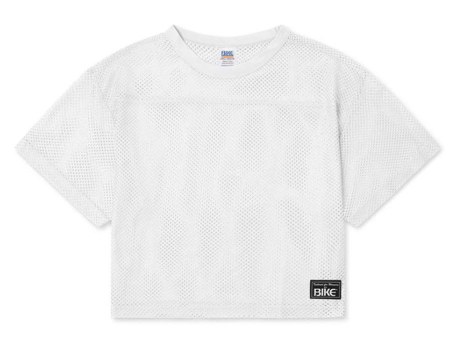 BIKE SHORT SLEEVE PRACTICE JERSEY WHITE BIKE SHORT SLEEVE PRACTICE JERSEY WHITE, Size: S/M