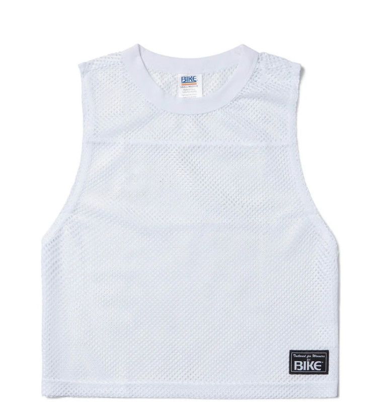 BIKE SLEEVELESS PRACTICE JERSEY WHITE BIKE SLEEVELESS PRACTICE JERSEY WHITE, Size: S/M