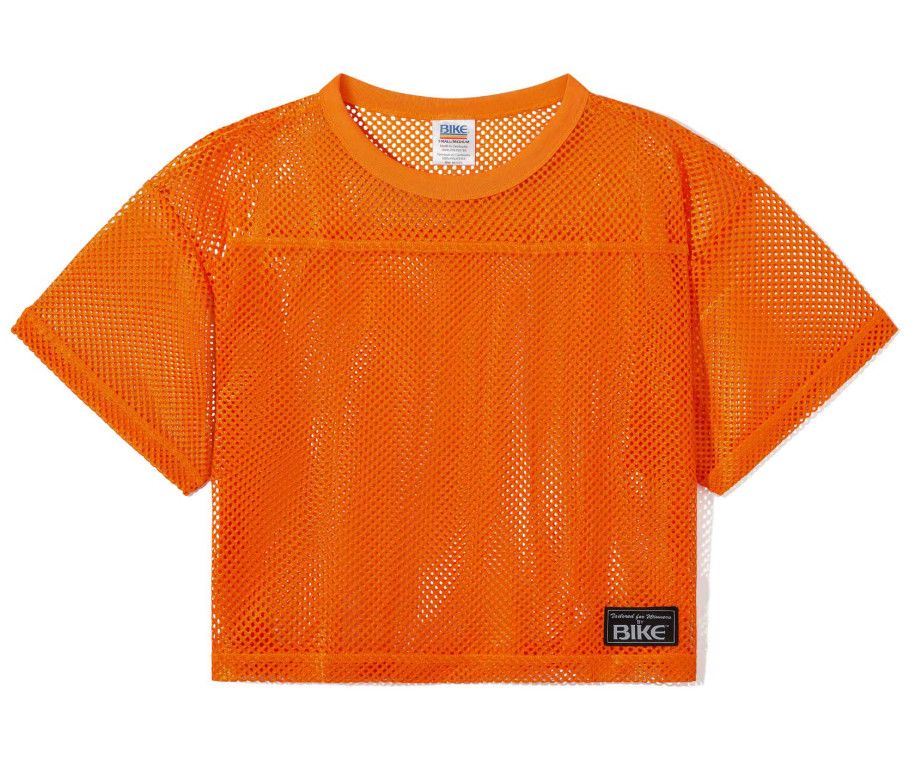 BIKE SHORT SLEEVE PRACTICE JERSEY ORANGE BIKE SHORT SLEEVE PRACTICE JERSEY ORANGE, Size: S/M