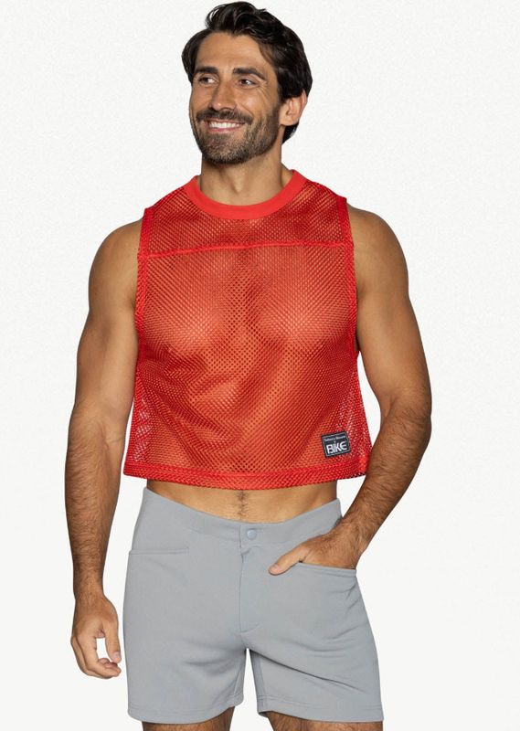 BIKE SLEEVELESS PRACTICE JERSEY RED