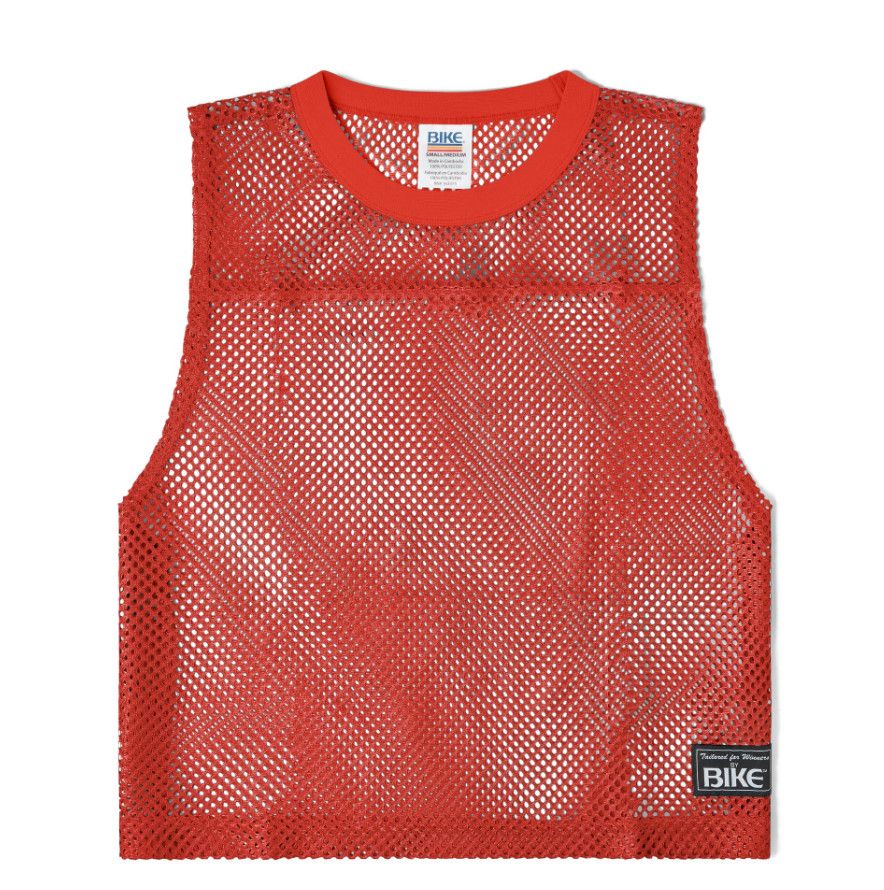 BIKE SLEEVELESS PRACTICE JERSEY RED, Size: S/M