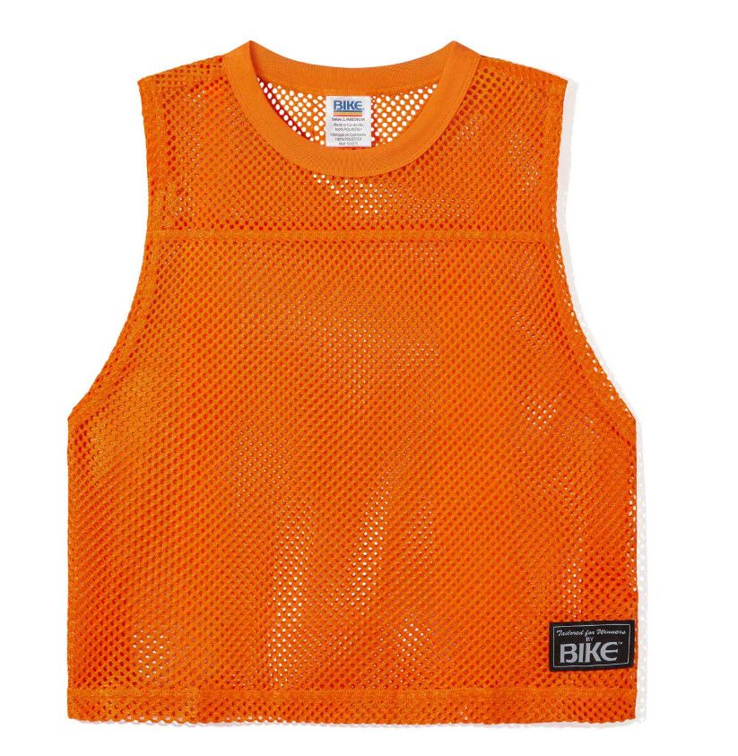 BIKE SLEEVELESS PRACTICE JERSEY ORANGE, Size: S/M