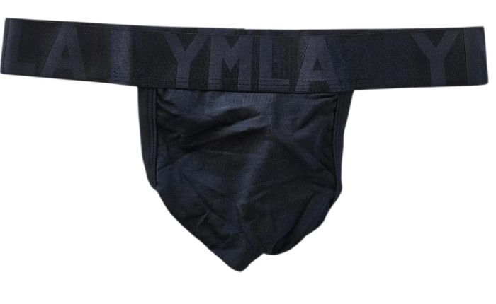 YMLA SOFT MODAL THONG BLACK