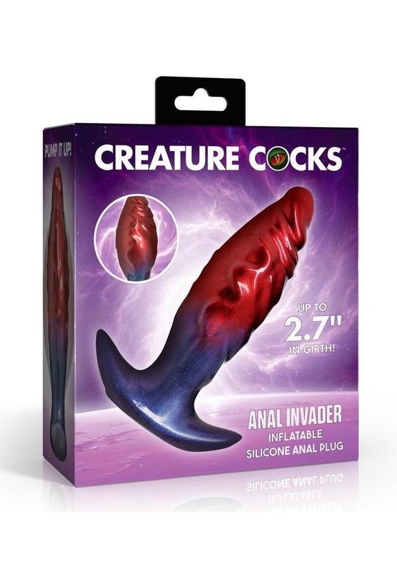 CREATURE COCKS ANAL INVADER INFLATABLE ANAL PLUG