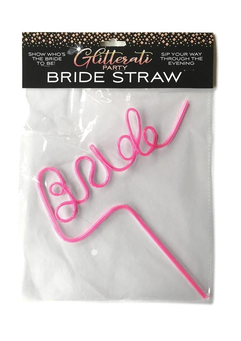 GLITTERATI BRIDE STRAW PINK GLITTERATI BRIDE STRAW PINK