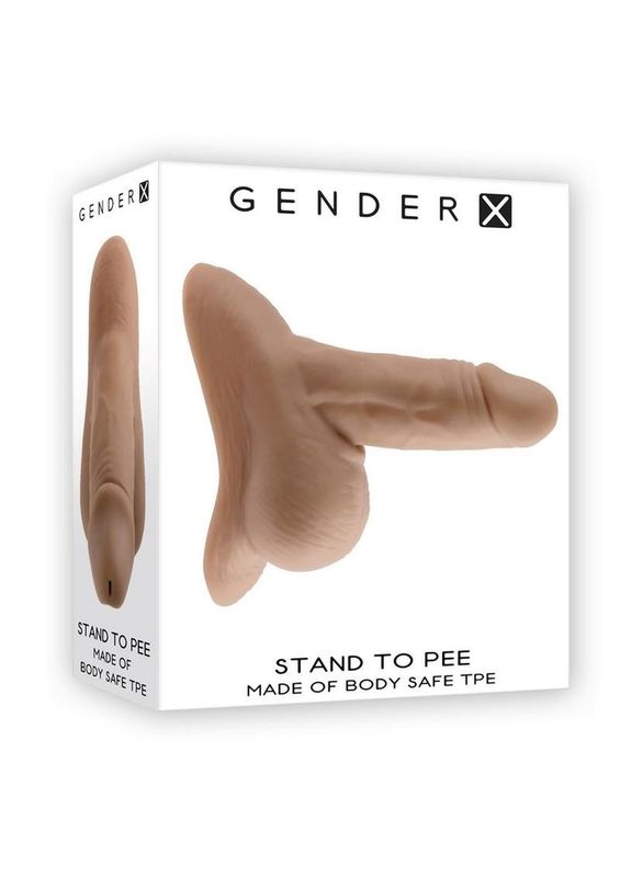 GENDER X TPE STAND TO PEE HOLLOW DONG
