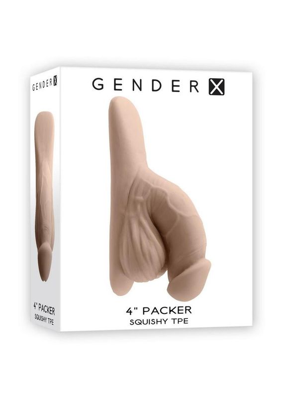 GENDER X TPE PACKER DILDO 4in