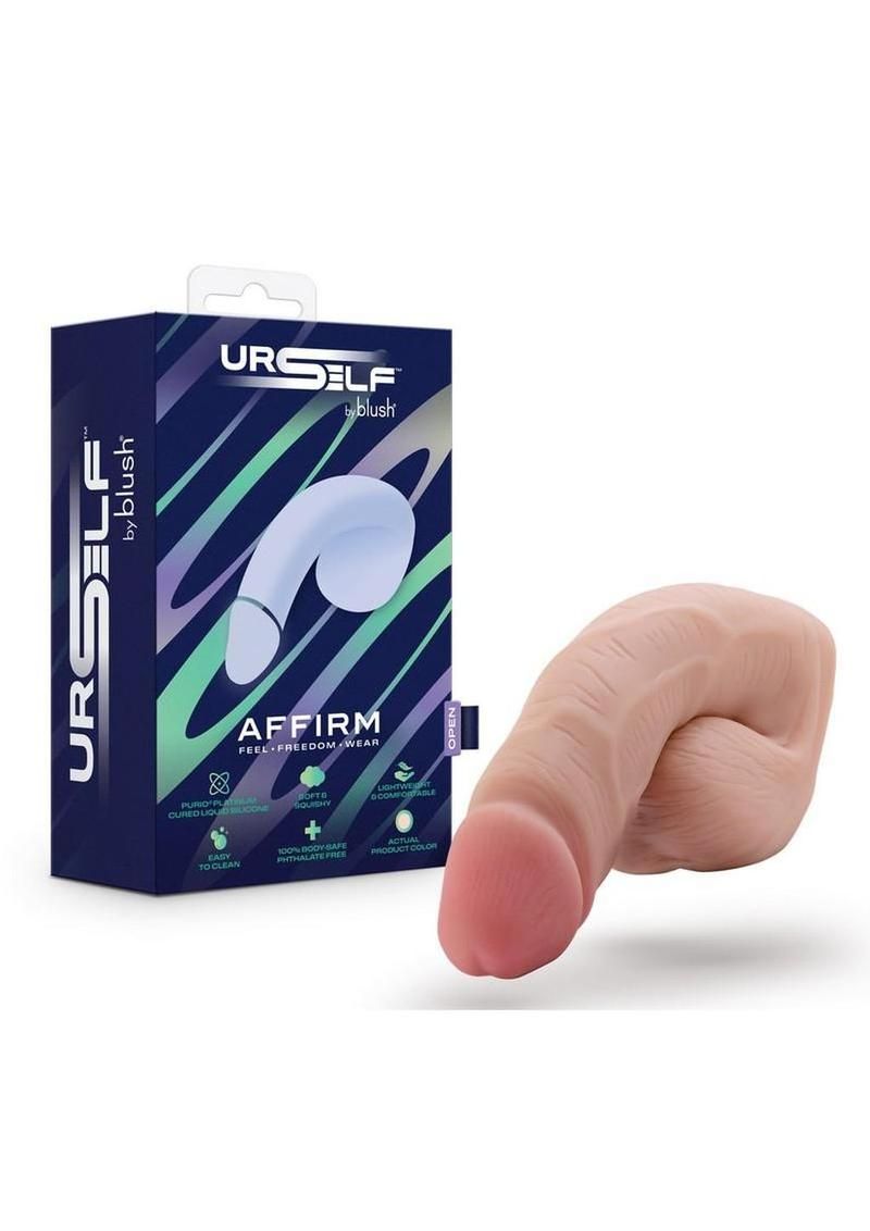 URSELF AFFIRM PACKER SILICONE PROSTHETIC URSELF AFFIRM PACKER SILICONE PROSTHETIC, Color: VANILLA