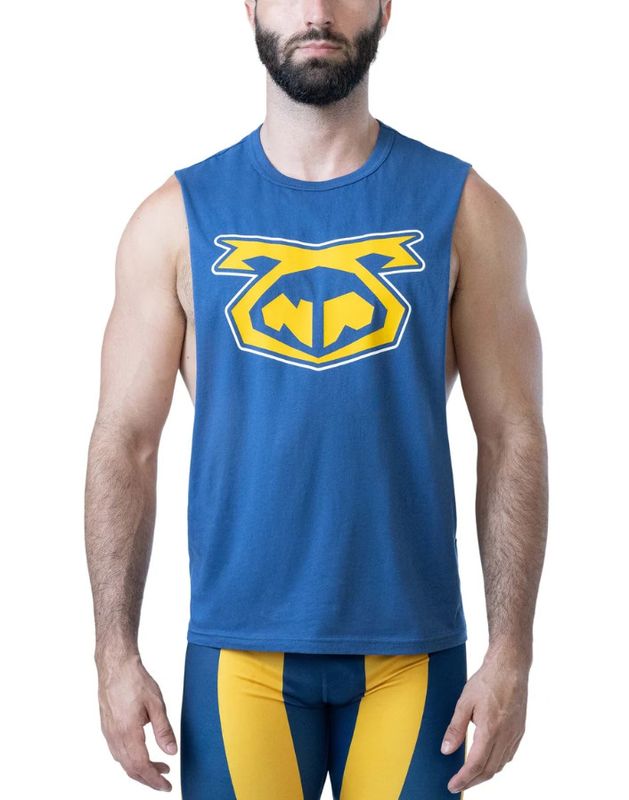 NASTY PIG BRANDMARK SHREDDER TANK TOP 3.0 CADET BLUE/GOLDENROD/WHITE NASTY PIG BRANDMARK SHREDDER TANK TOP 3.0 CADET BLUE/GOLDENROD/WHITE