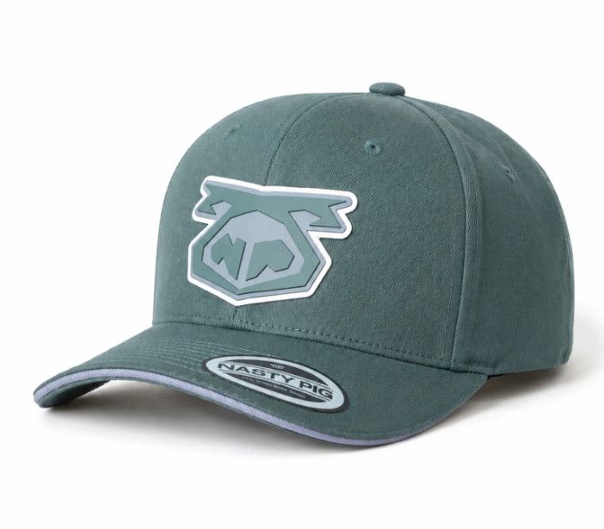 NASTY PIG SNOUT CAP 3.0 ARMY GREEN/SHARK GREY/WHITE NASTY PIG SNOUT CAP 3.0 ARMY GREEN/SHARK GREY/WHITE, Size: S/M