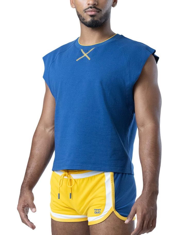 NASTY PIG DEADLIFT SLEEVELESS SHIRT CADET BLUE, Size: SMALL