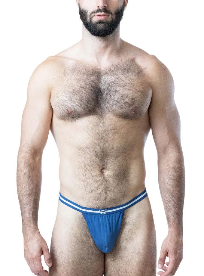 NASTY PIG DEADLIFT THONG CADET BLUE/WHITE NASTY PIG DEADLIFT THONG CADET BLUE/WHITE, Size: SMALL