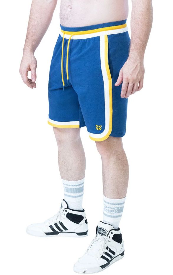 NASTY PIG DEADLIFT CLASSIC SHORT CADET BLUE/GOLDENROD, Size: SMALL