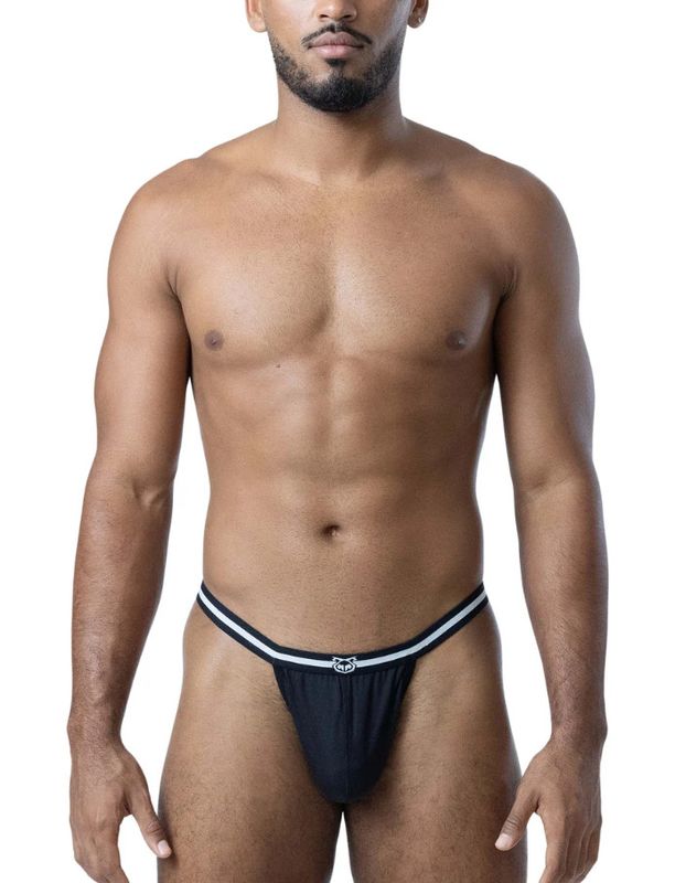 NASTY PIG DEADLIFT THONG BLACK/WHITE