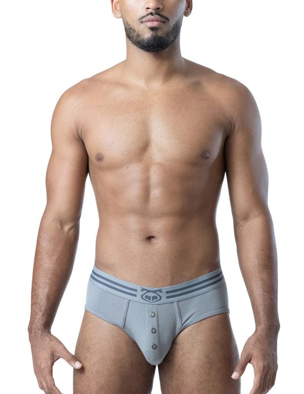NASTY PIG THERMO CLASSIC BRIEF SHARK GREY/FOSSIL GREY
