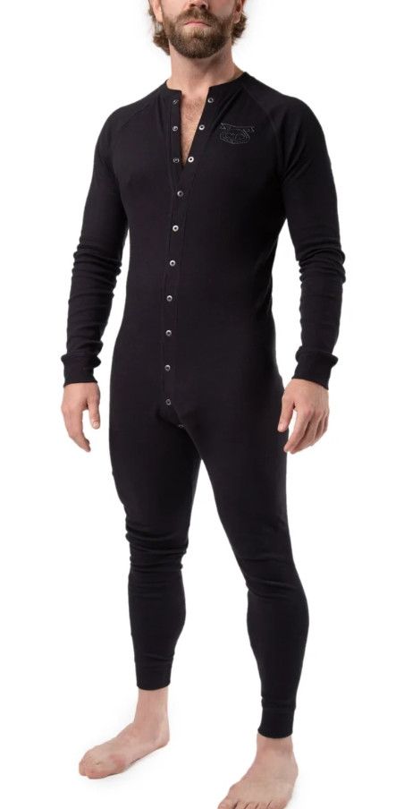 NASTY PIG UNION SUIT BLACK NASTY PIG UNION SUIT BLACK, Size: SMALL
