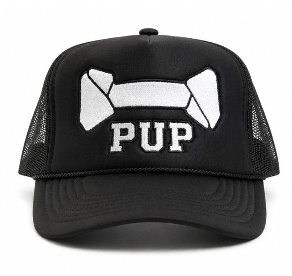 CELLBLOCK 13 KENNEL CLUB BONE TRUCKER HAT CELLBLOCK 13 KENNEL CLUB BONE TRUCKER HAT, Color: BLACK