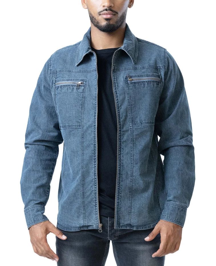 NASTY PIG BODY SHOP LONG SLEEVE SHIRT BLUE, Size: SMALL