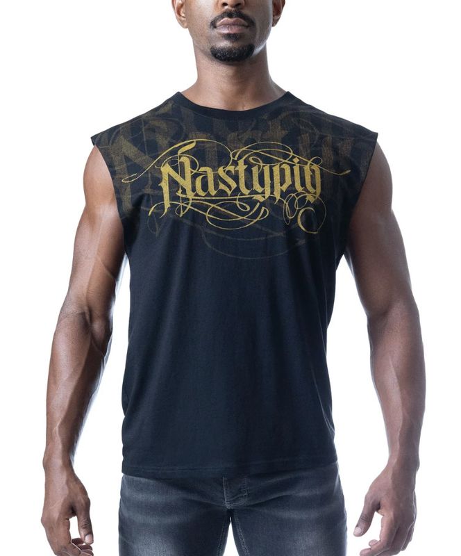 NASTY PIG INK SLEEVELESS SHIRT BLACK NASTY PIG INK SLEEVELESS SHIRT BLACK