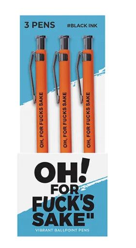 WOOD ROCKET OH FOR FUCKS SAKE PENS 3pack WOOD ROCKET OH FOR FUCKS SAKE PENS 3pack