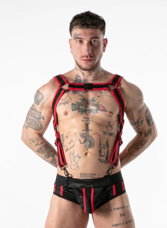 LOCKER GEAR FULL MILITARY ACCESS HARNESS RED