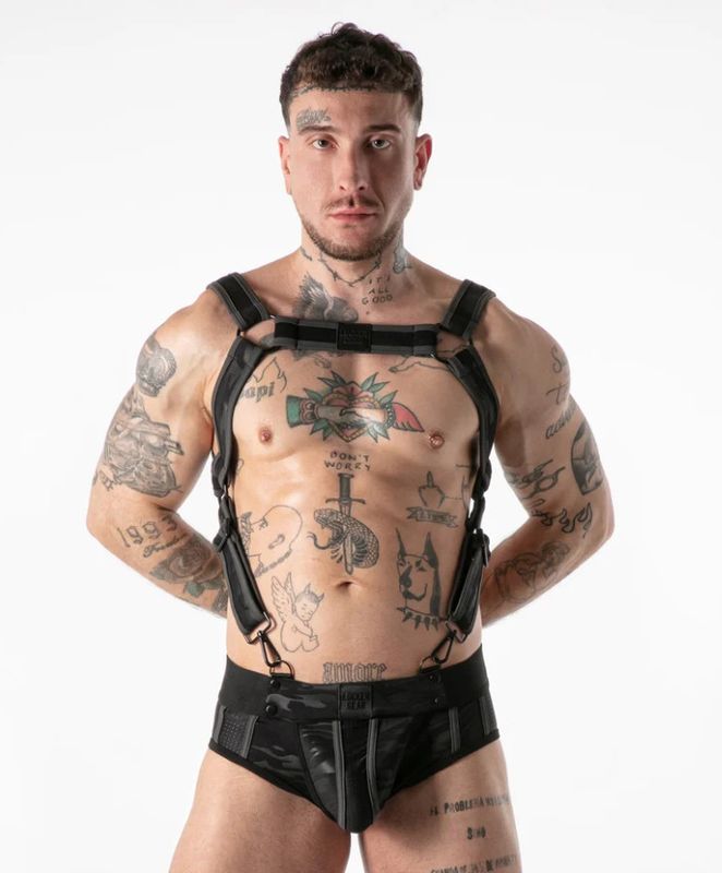 LOCKER GEAR FULL MILITARY ACCESS HARNESS BLACK