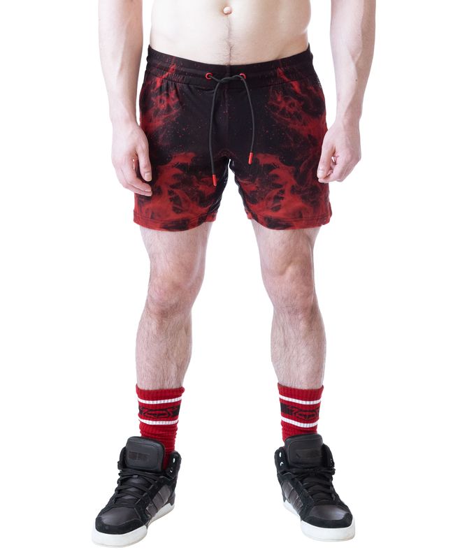 NASTY PIG INFERNO RUGBY SHORT FLAME NASTY PIG INFERNO RUGBY SHORT FLAME