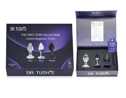 DR. TUSH'S THE FIRST STEP COLLECTION ANAL PLUG SET SMALL