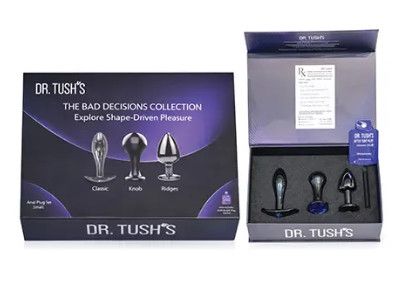 DR. TUSH'S THE BAD DECISIONS COLLECTION ANAL PLUG SET SMALL DR. TUSH'S THE BAD DECISIONS COLLECTION ANAL PLUG SET SMALL