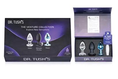 DR. TUSH'S THE VENTURE COLLECTION ANAL PLUG SET MEDIUM DR. TUSH'S THE VENTURE COLLECTION ANAL PLUG SET MEDIUM