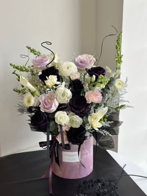 Velvet Purple - Flower Box