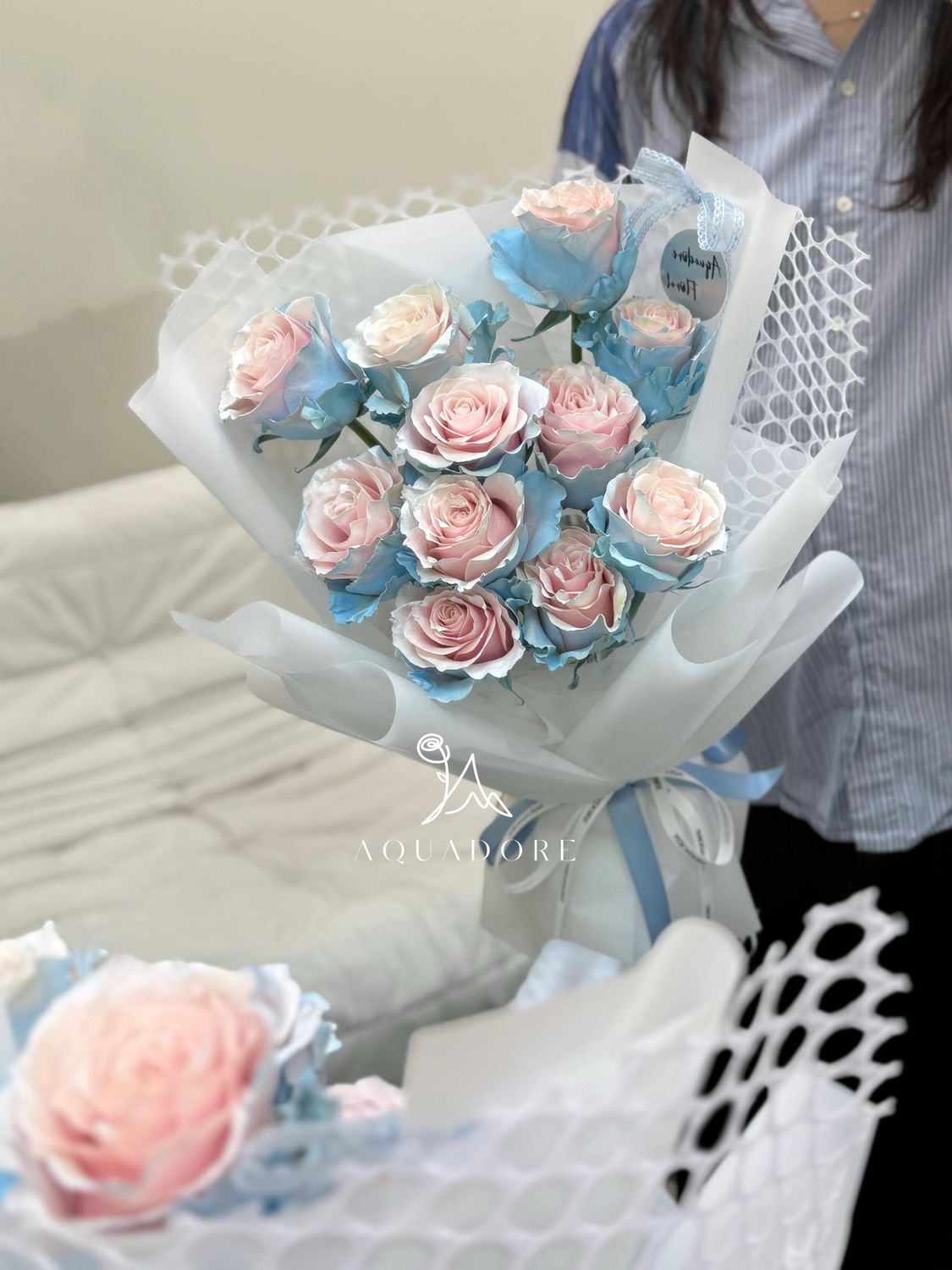 Marshmallo Rose Bouquet (11/19 stems)