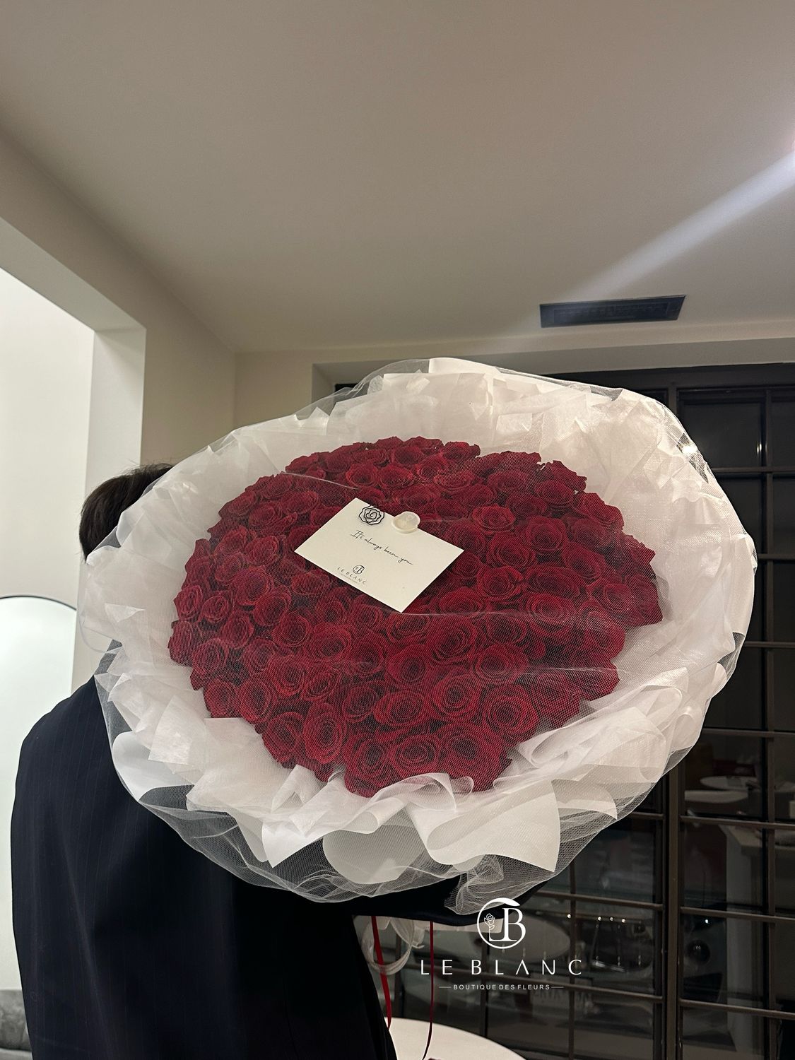 52/99 Roses Round Bouquet - Classic