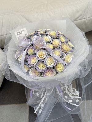 Aurora Round Rose Bouquet (19/33/52)