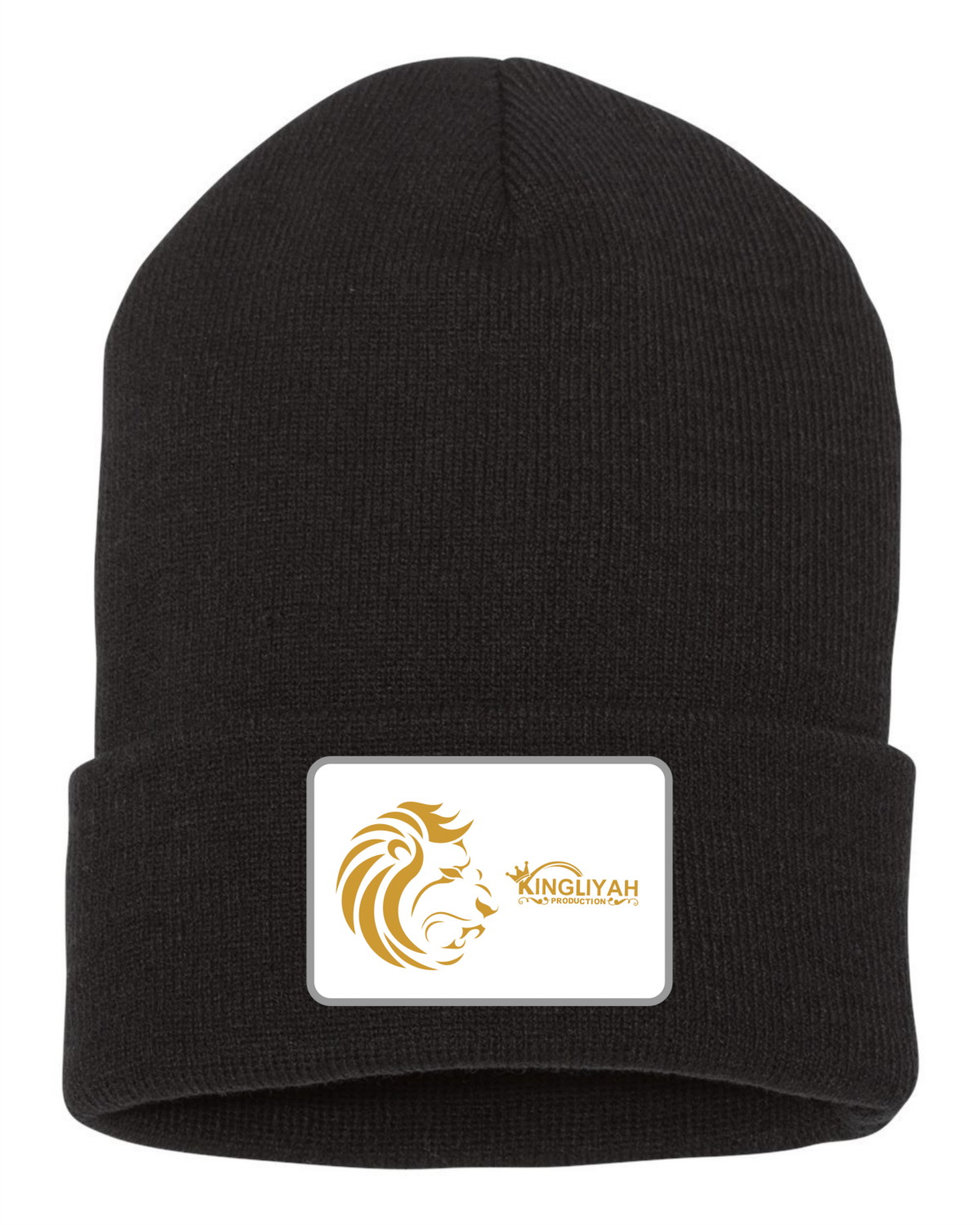 LION - YP Classic Cuffed Black Beanie
