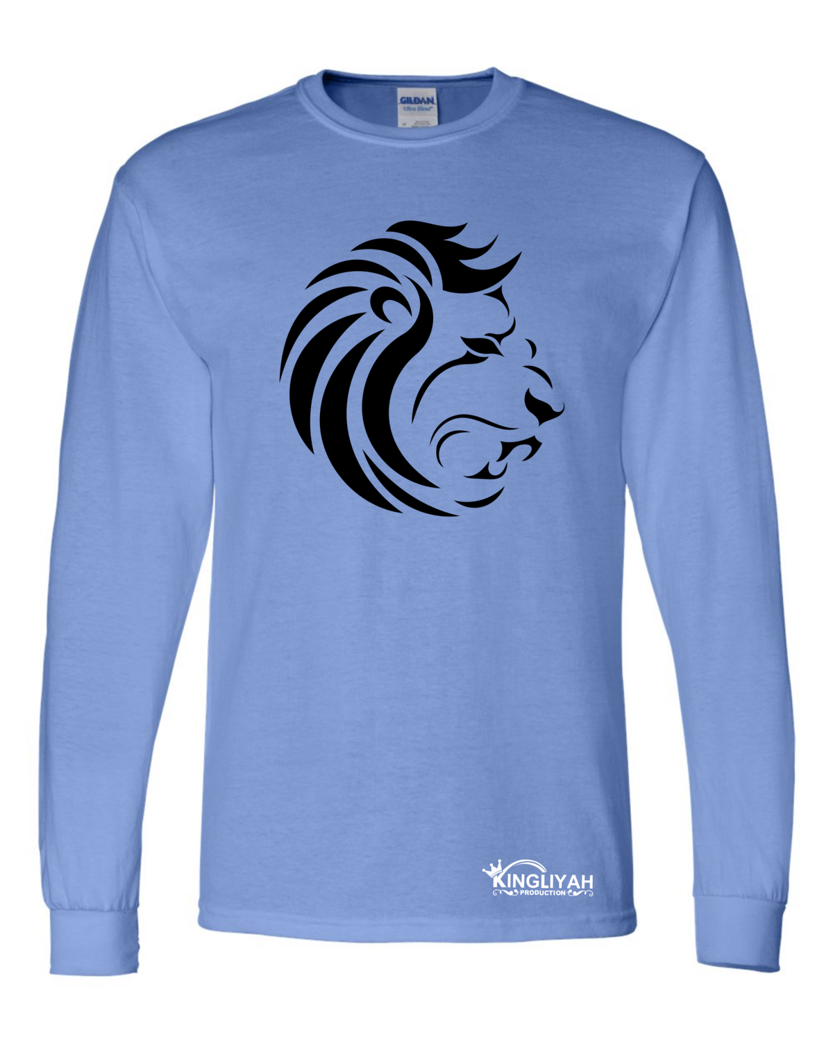 LION - Gildan DryBlend Carolina Blue Long Sleeve T-Shirt