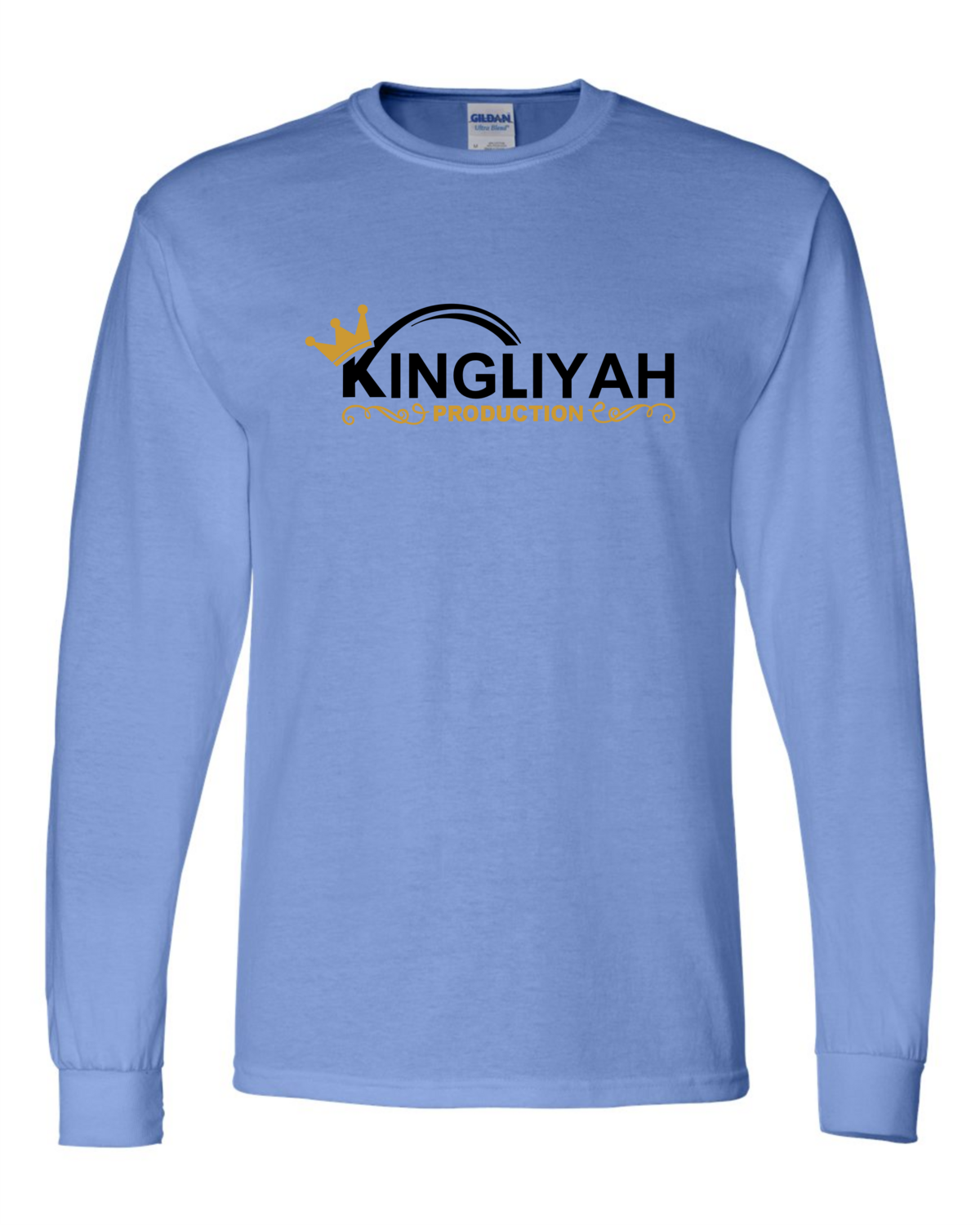 KING - Gildan DryBlend Carolina Blue Long Sleeve T-Shirt