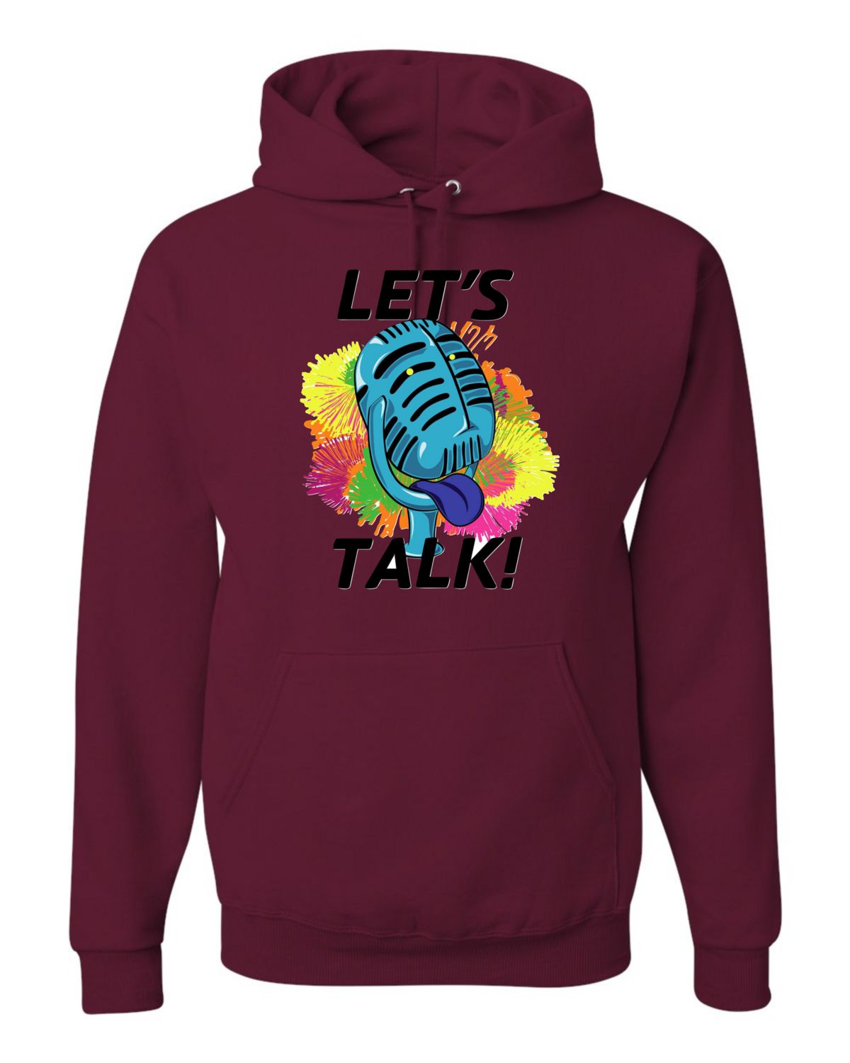 LETS TALK JERZEES - NuBlend® Maroon Hoodie Sweatshirt
