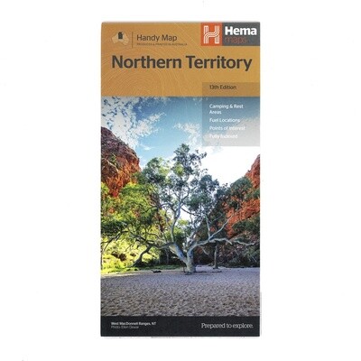 Northern Territory Handy Map Hema