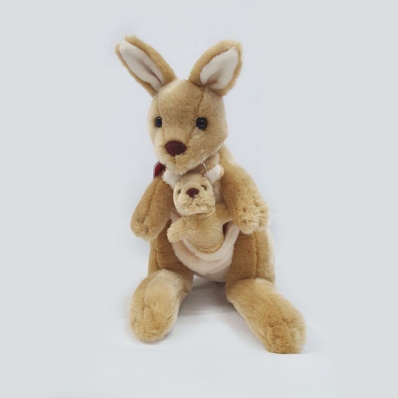 Kangaroo with Joey Plush Toy